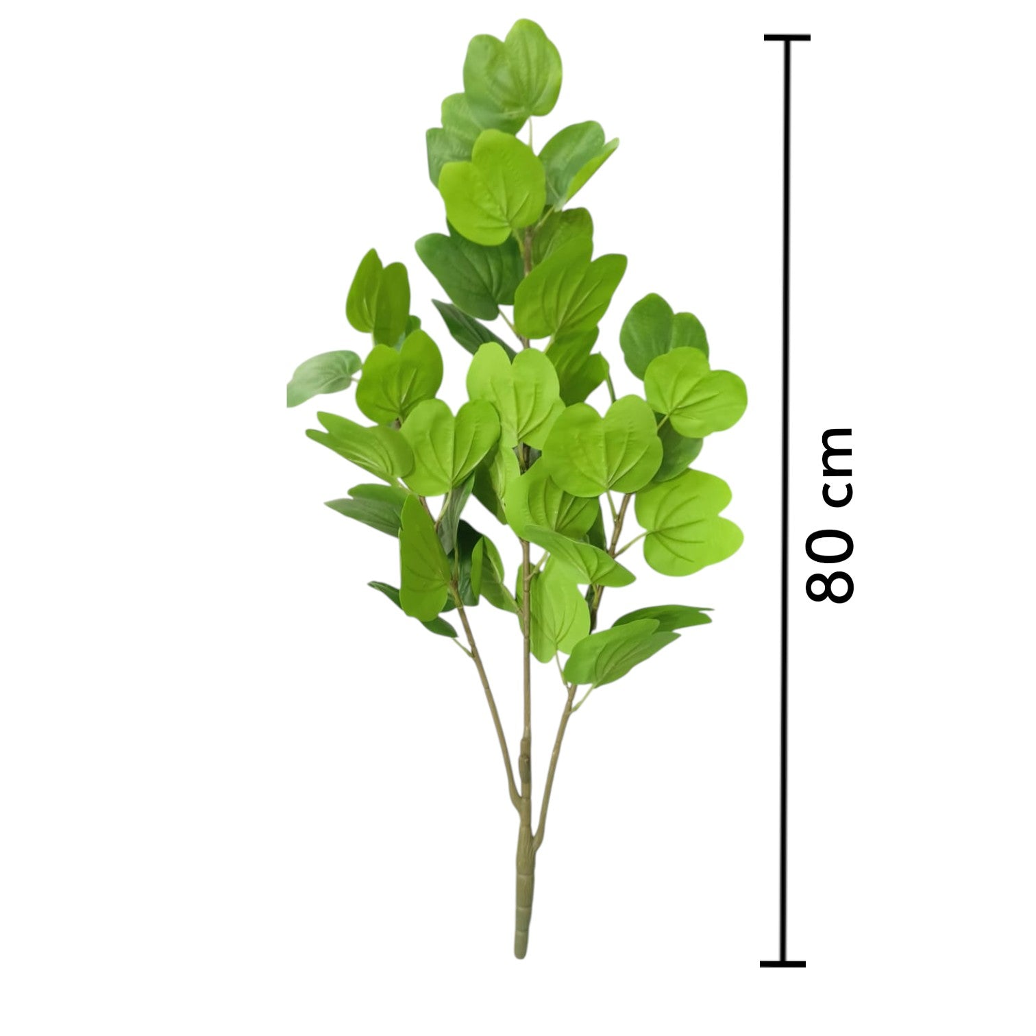 Artificial Orchid Plant with Solid Green Leaves