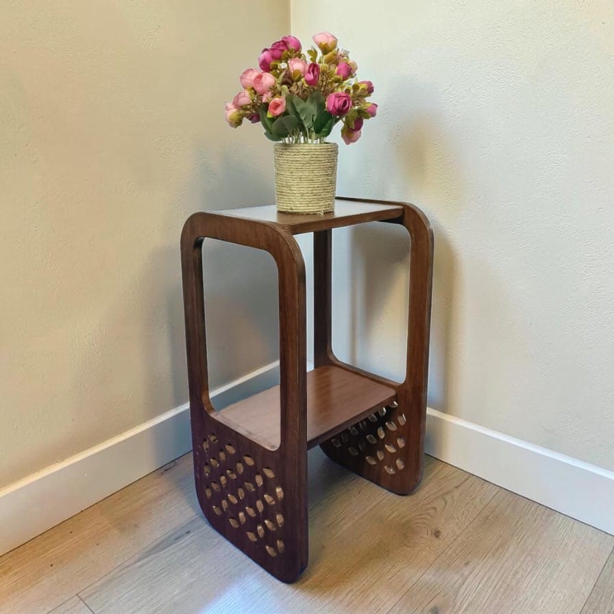 Grill Cut Curved Side/Coffee Table