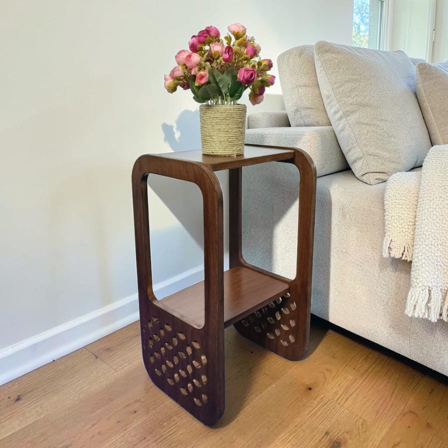 Grill Cut Curved Side/Coffee Table