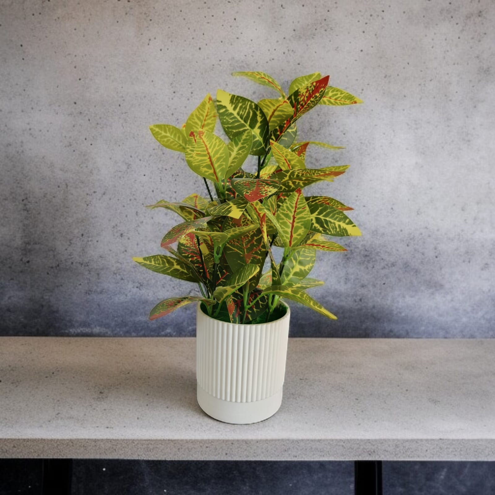 Artificial Croton Plant