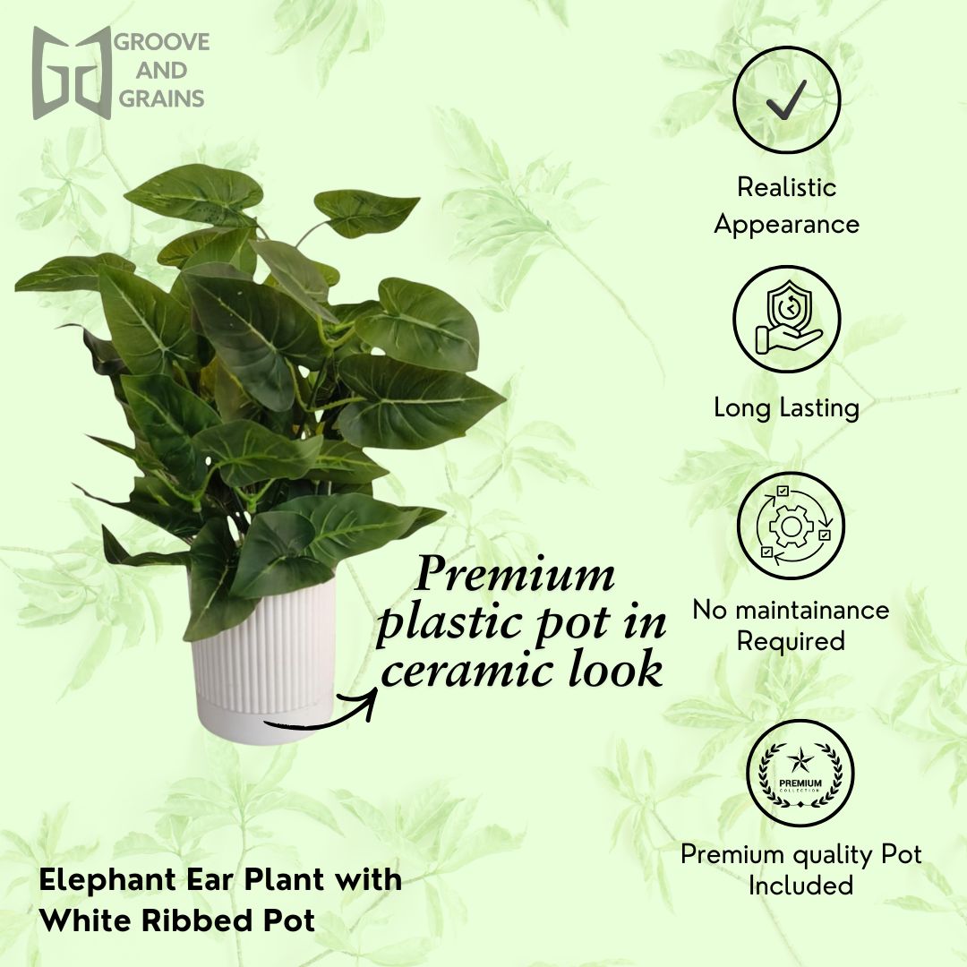 Artificial Elephant Ear Plant