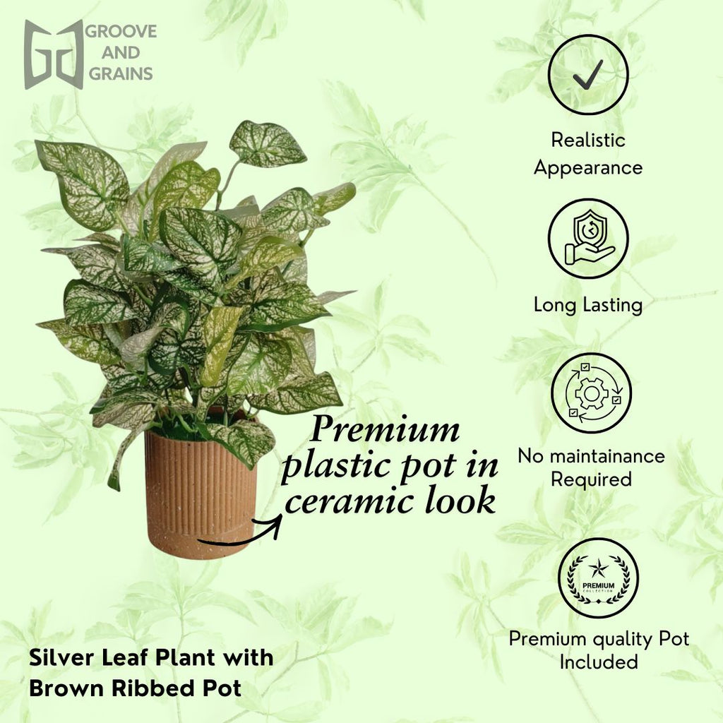 Artificial Silk Leaf Plant